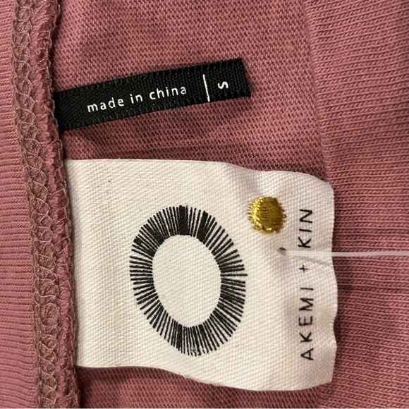 Anthropologie NWT women’s size S Dusty Rose Floral Tunic short sleeve top. - Picture 11 of 14